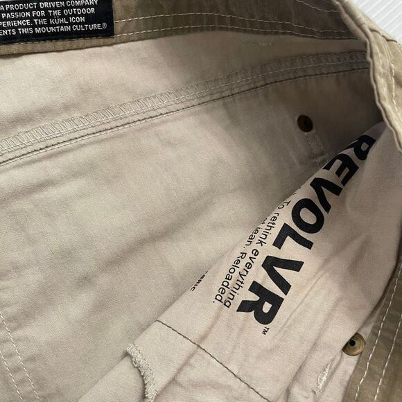 Kuhl Pants Mens 40X29 Cargo Hiking Pocket Straight Fit Dark Olive Casual Revolvr - Picture 3 of 13